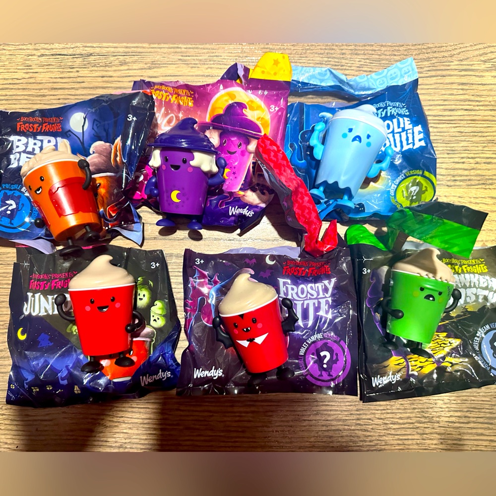 COPY - Wendy’s Frosty Fright. All 6 brand new